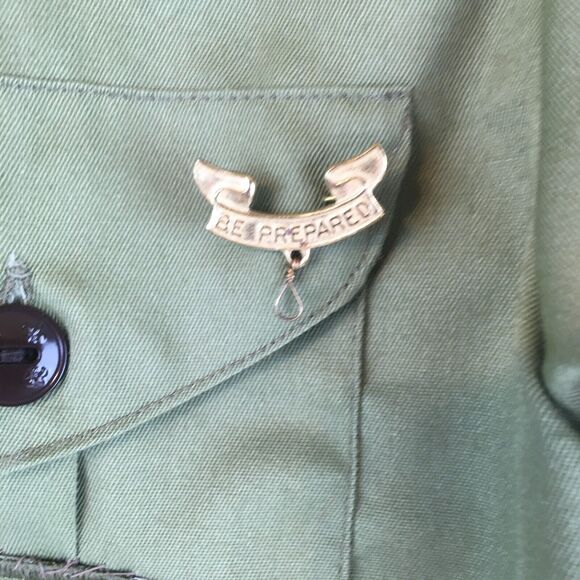 BSA Boy Scouts Official Shirt Long Sleeve Webelos tri color 3 pins - Picture 15 of 16